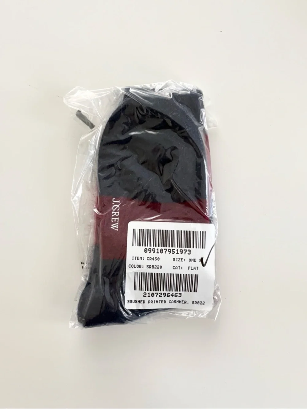 J. Crew Brushed Cashmere-blend Socks Burgundy Navy